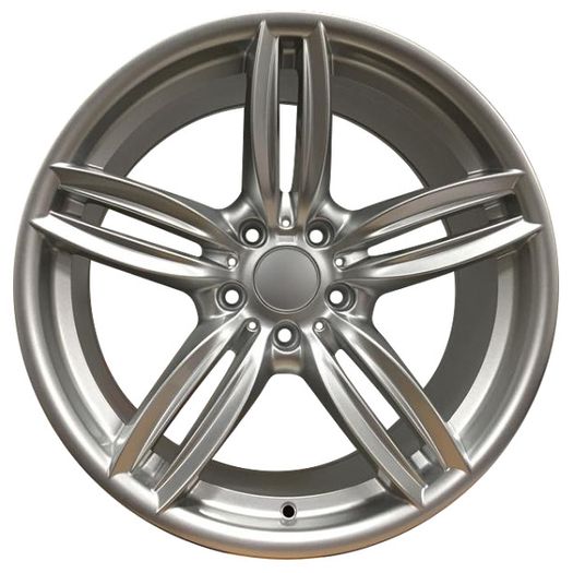 18" 351M Bmw Type Hyper Silver Alloy Wheels Bmw Vw Opel 5x120