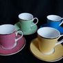 Tea/ Coffee set Royal Worcester 4 cups & saucers Image 2