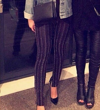 Zara glitter trousers