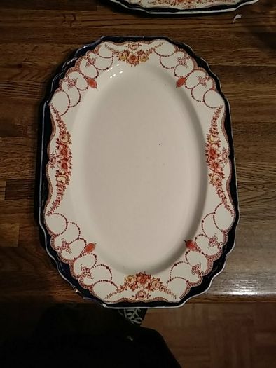 2 Myott Staffordshire platters Rosemary