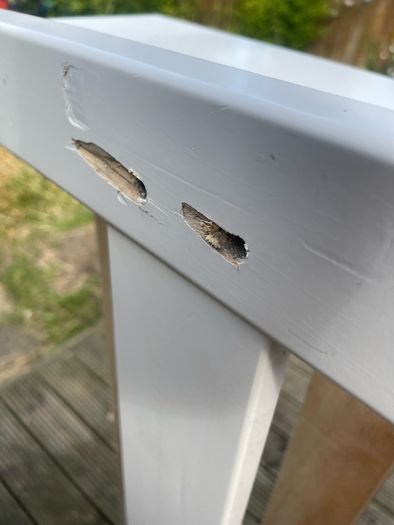 Double bed frame broken