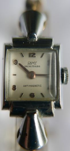 Vintage1930s CAMY Ancre 15 Rubis Ladies Watch Vintage Hand Wind Up Wrist Watch Art Deco Swiss Made Working