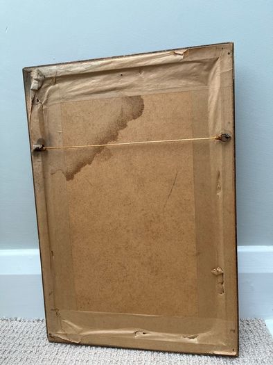 Vintage Chinese Embroidery Framed Bird & Floral Textile Art