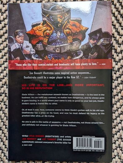 Deathstroke Vol 1 Legacy TPB New 52 DC Comics Kyle Higgins Deathstroke