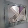 Rectangle Mirror with silver detail Image 4
