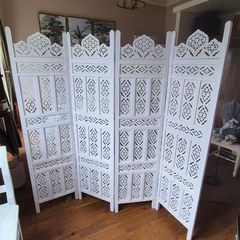 Room divider, wooden, folding