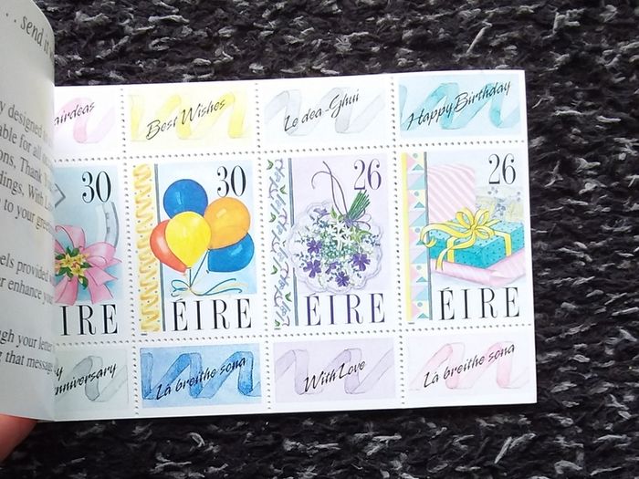Ireland Mint Stamps : Greetings Stamp Booklet - 1990