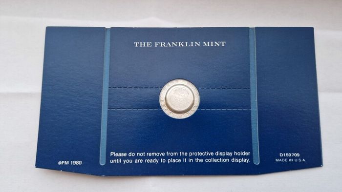 Vintage Franklin Mint Stirling Silver Miniature Plates (925)