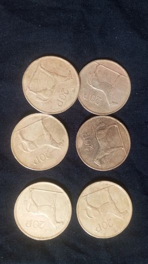 Job Lot of Irish Pre-Euro Coins (10p, 20p, 3d Rabbits)