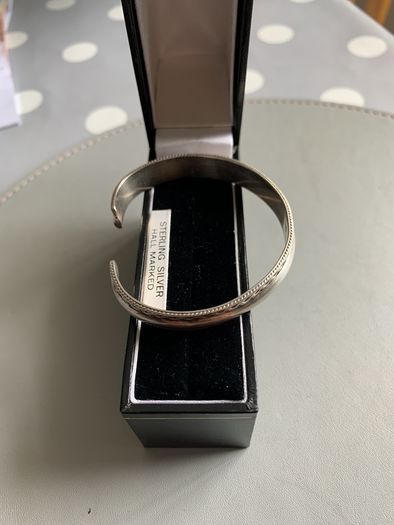 Solid Sterling Silver Bangle