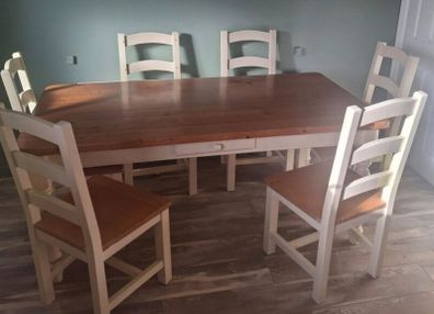 Table and chairs
