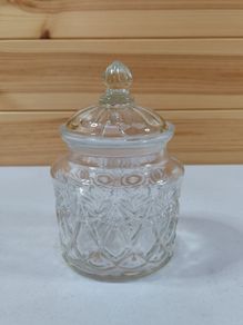 Vintage Glass Jar with Dome Lid