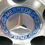 4 x Mercedes Centre Caps (Light Blue) FREE POST Image 4