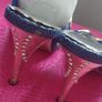 Crystal heels blue used size fits 2,5/3 worn Image 2