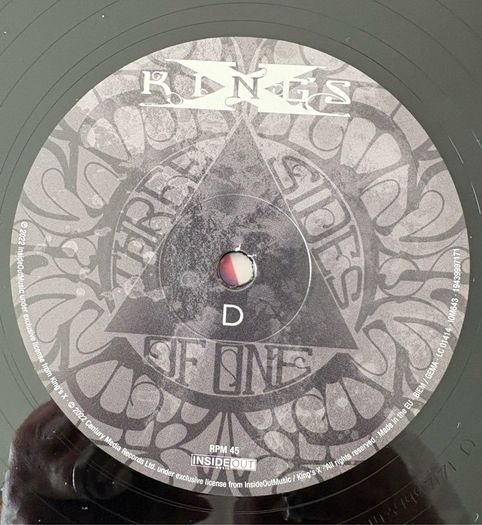Kings X - Three Sides of One. Double LP with booklet insert and free CD. Only the first LP has been played, and just once. Everything  as new.