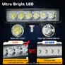 2pcs 6-Inch 18W LED Work Lights, Spotlight Off-Road LED Pods, Fog Lights, Driving Lamps with Adjustable Bracket, Ultra Bright Image 3