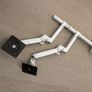 Ergotron LX dual stacking arm, tall pole Image 3