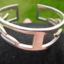 Vintage Newbridge A9 Silverware Bangle Bracelet Image 5