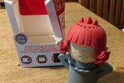 Zap Chef Mad Mama (frequently branded as Angry Mama), a steam-activated microwave cleaning gadget designed to loosen caked-on food splatter and grease without chemical cleaners.