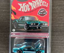 HotWheels Collectors RLC Carded Custom Plymouth Barracuda