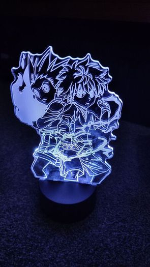 hunter x hunter anime night light display toy