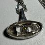 Sterling Silver Modernist Necklace with Yellow Gemstone Image 3