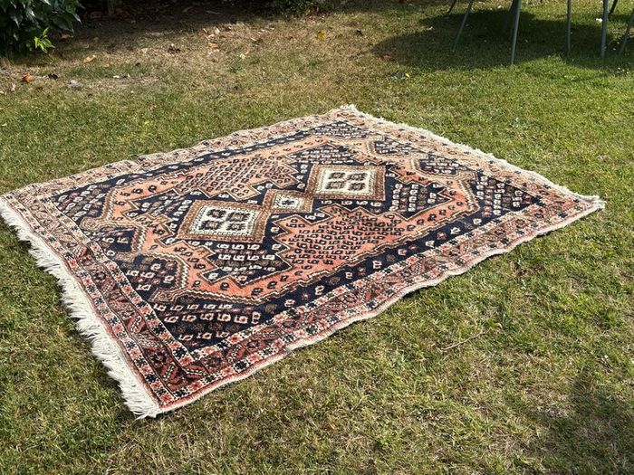 Vintage Turkish Hand Made wool Rug 158 x 118 cms