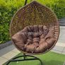 Garden swing egg chair rattan Image 8