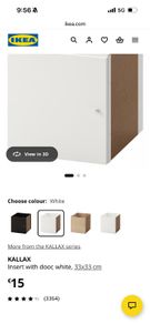 IKEA kallax insert door x2