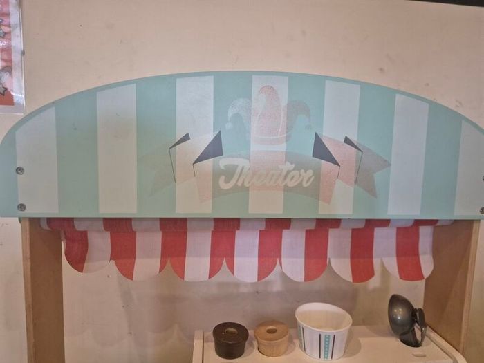 Wooden Toy Shop with Melissa and Doug Ice Cream Stand
