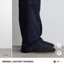 Cos navy trainers sneakers Image 5
