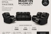 New Full Leather Recliner Larsons Sofa Sets