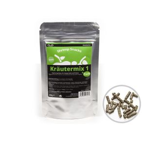 GlasGarten - Shrimp Snacks herbal mix 1 + fruit 30g