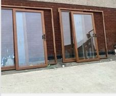 Double glazed sliding door