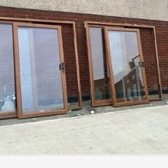 Double glazed sliding door
