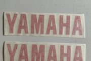 Yamaha Stickers fairings tank belly pan helmet x2