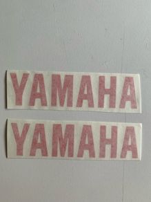 Yamaha Stickers fairings tank belly pan helmet x2