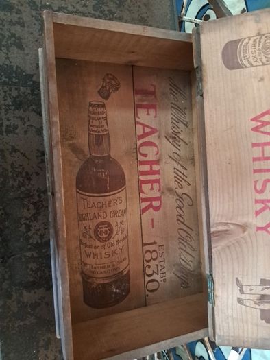 Vintage Teacher's Whiskey Box