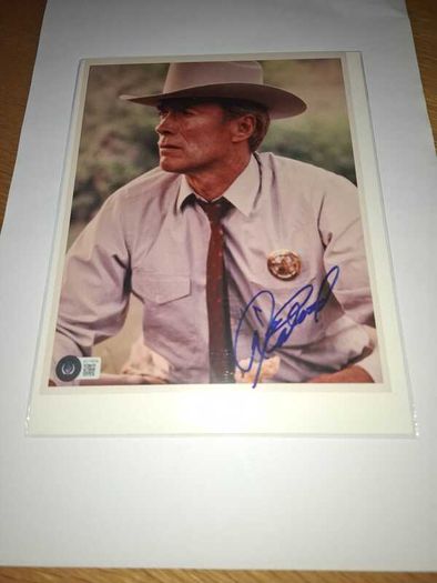 Clint Eastwood Signed Beckett COA