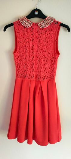 Boohoo Coral Dress