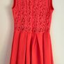 Girls Boohoo Coral Dress Image 3