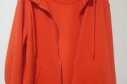 Orange zip up Hoodie (size M)