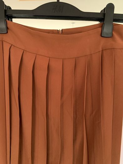 Long selected femme pleated skirt