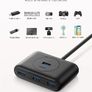 Ugreen 20291 4 In 1 Usb 3.0 Hub (1m) Black Image 3