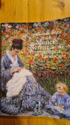 Monet Renoir. And The Impressionist Landscape Exhibition Guide. First edition In Very Good Condition. Large Volume Book.