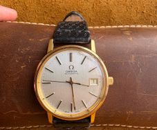 Omega Automatic 166.0202 Vintage Gold-Plated Dress Watch
