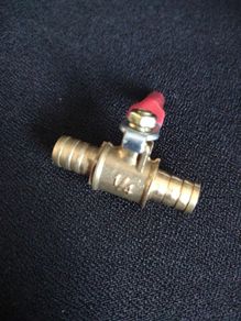 Small ball valve 1/4" 10mm free viewing