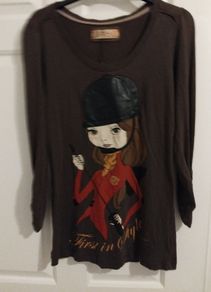 Bershka horse riding top
