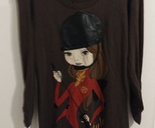 Bershka horse riding top