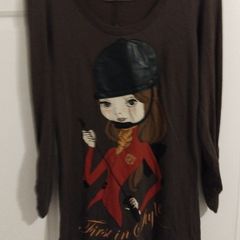 Bershka horse riding top